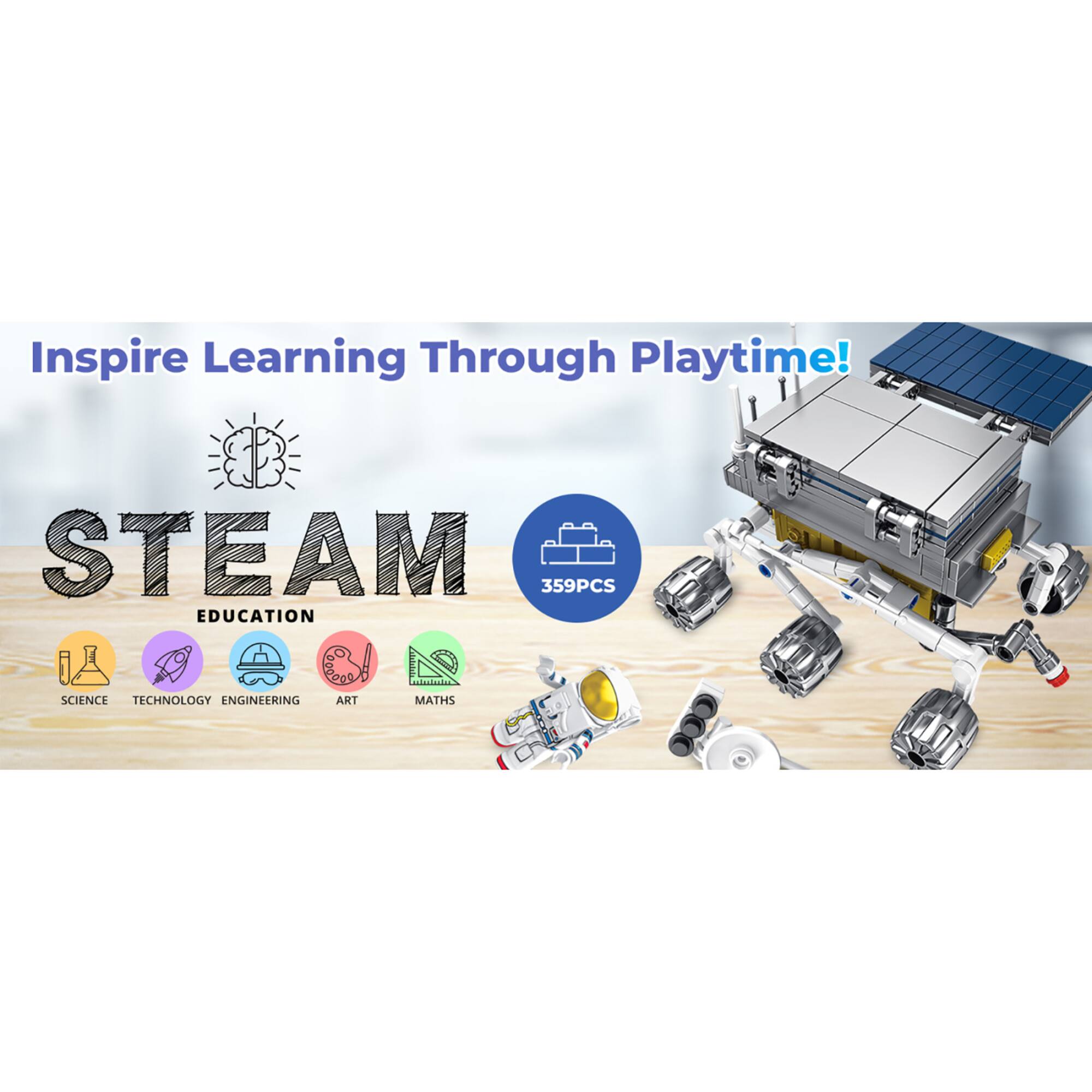Contixo BK06 Aerospace Series Mars Rover Building Block Set